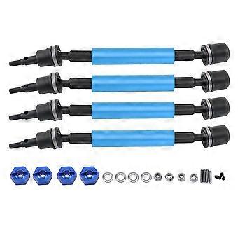 RC Car Front Rear Universal Drive Shaft Axle with Connector Remote Control Car Drive Shaft for ARRMA 1/10 Blue