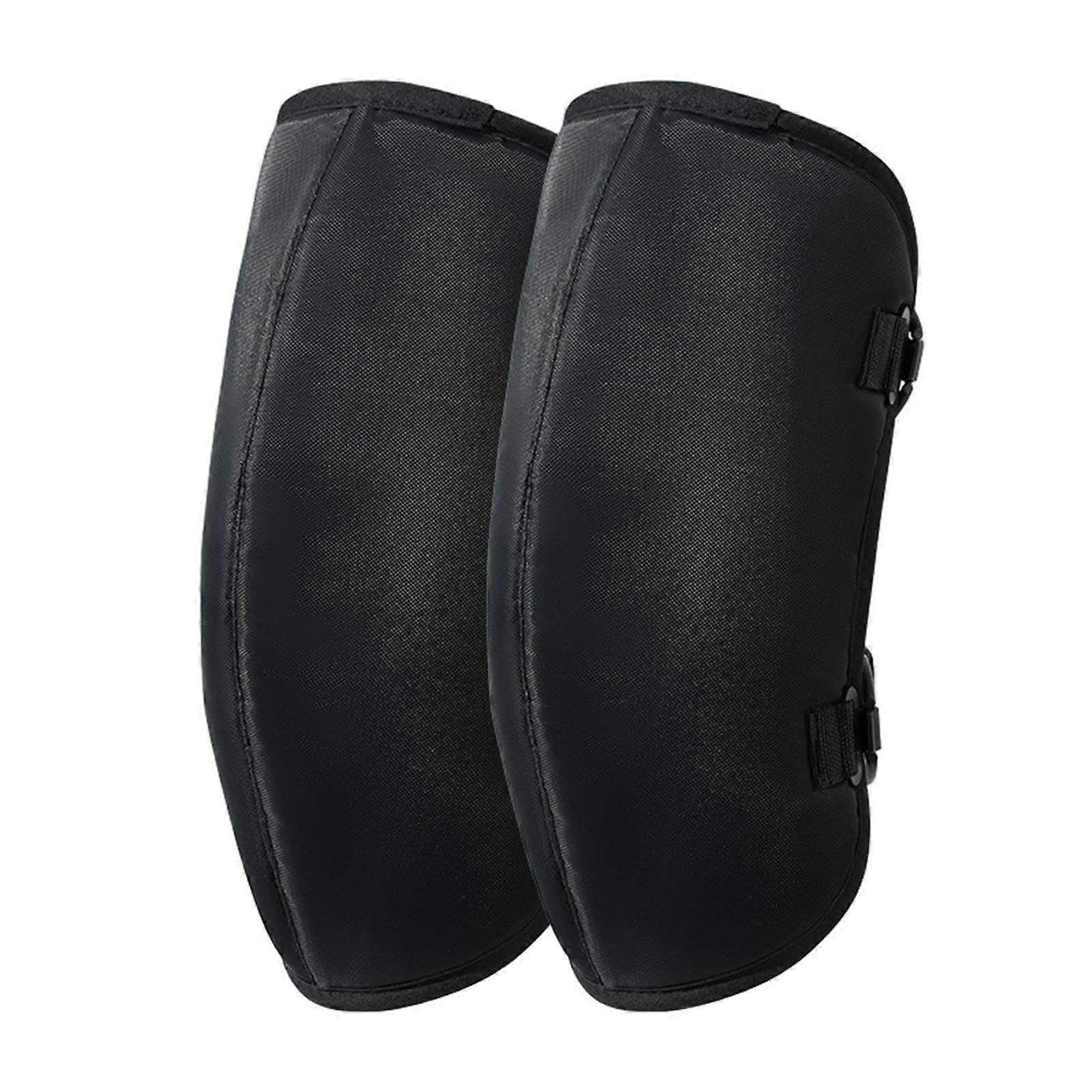 واقيات الركبة للدراجات النارية ، مقاومة للماء ، دافئة ، سوداء.