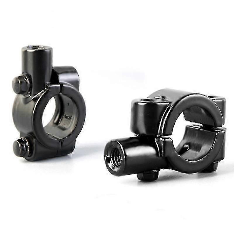 Motorcycle Handlebar Rearview Mirror Reflector Bracket 2 Pieces (8mm)