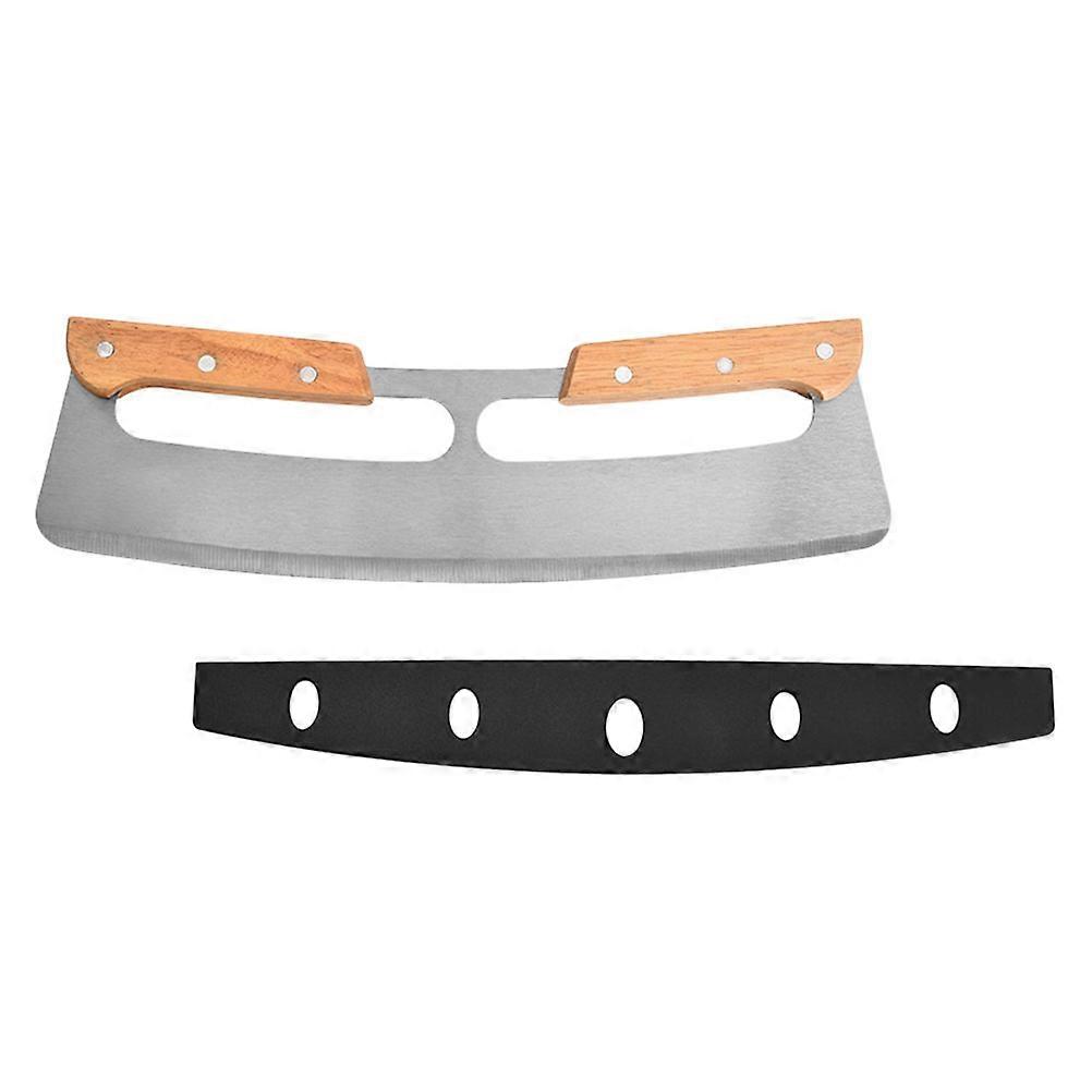 Pizza with Stainless Steel and Comfortable Plastic Handle for Kitchen Use Silver 1Pc