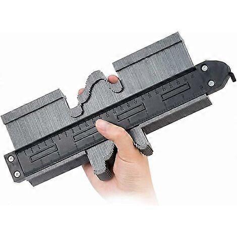 Plastic Contour Gauge with Lock 25cm Profile Gauge Measuring Ruler for Accuracy Tiling Measuring Laminate Wood Marking Tool (10 INCH) 56
