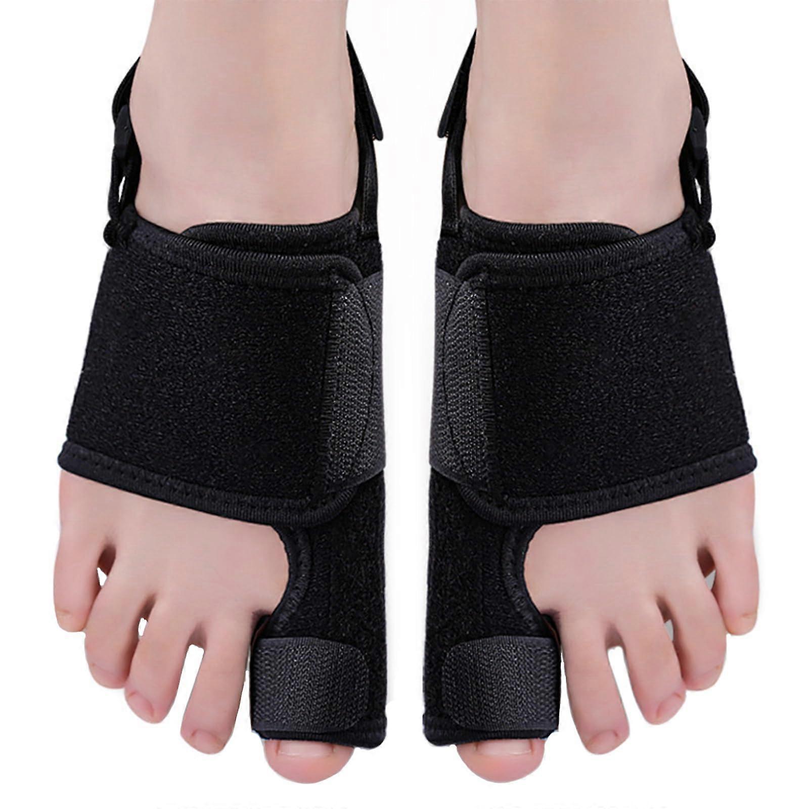 Pack of 2 Hallux Valgus Correction Splint, Hallux Valgus Bandage, Hallux Valgus Splint, Hallux Valgus Correction Splint for Men and Women (Black)