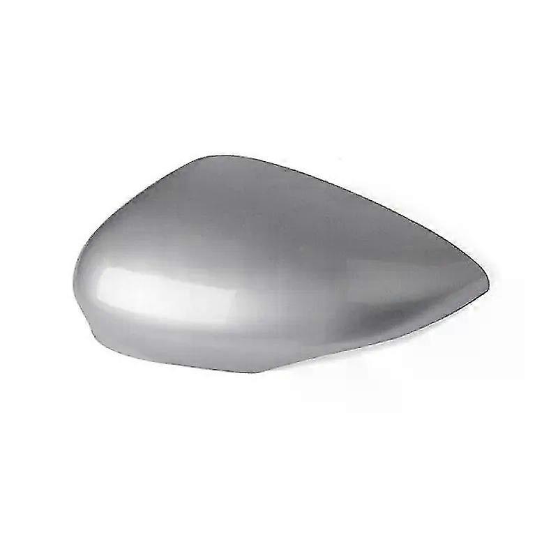 Silver Side Rear View Wing Mirror Cover Caps for Compatible Ford Fiesta MK7 Models 2008-2017