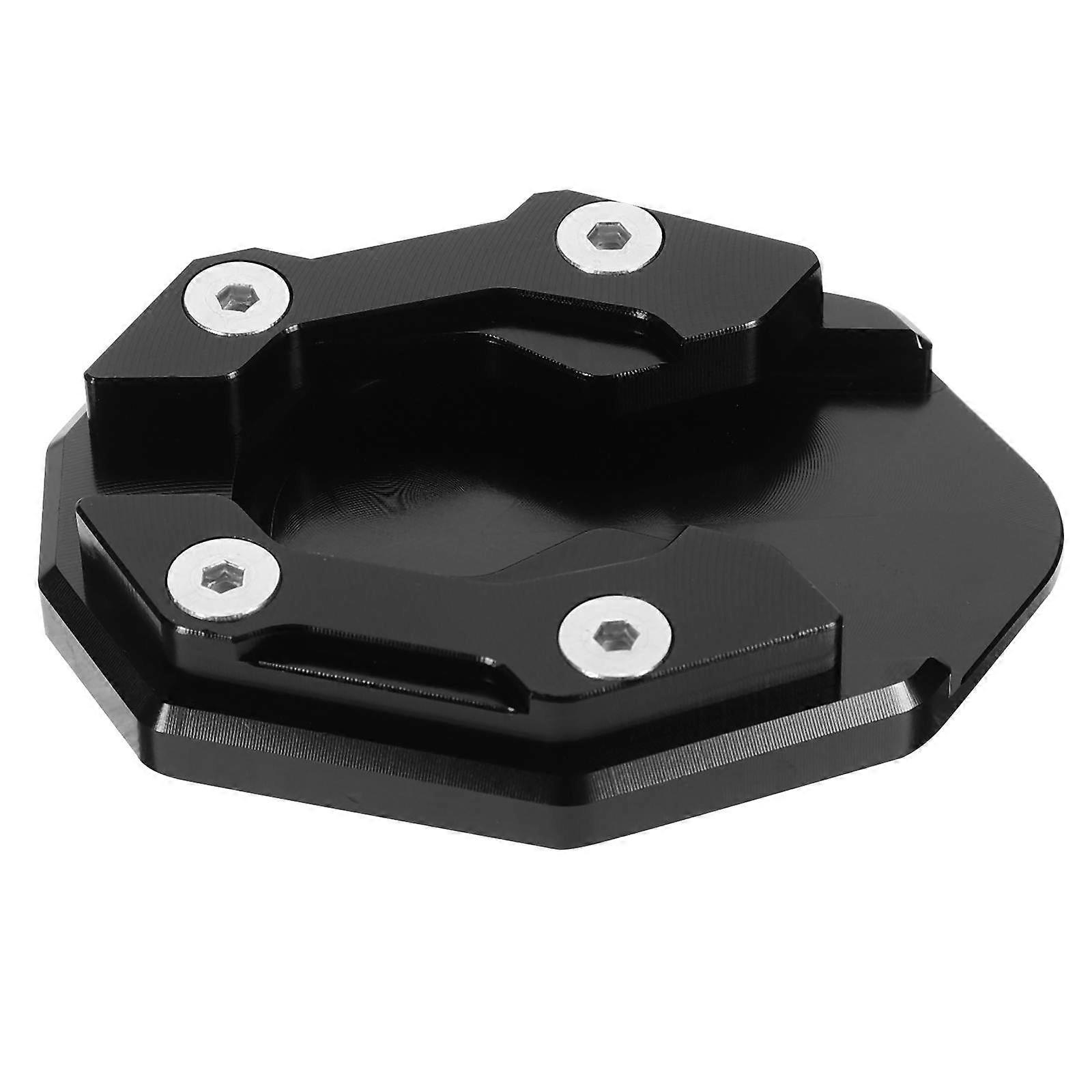 Aluminum Alloy Motorcycle Kickstand Extension Pad – Slip Resistant Side Stand Foot Support Plate for Stable Parking in Wet Weather – Universal