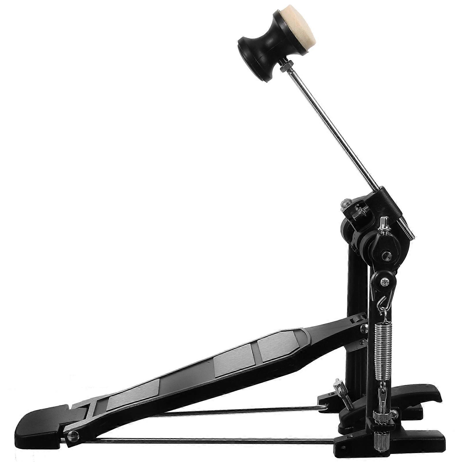 Drive Bass Drum Pedal with Adjustable Spring Tension, Durable Design for Jazz and Electronic Drums, Comfortable Play for Practice Sessions
