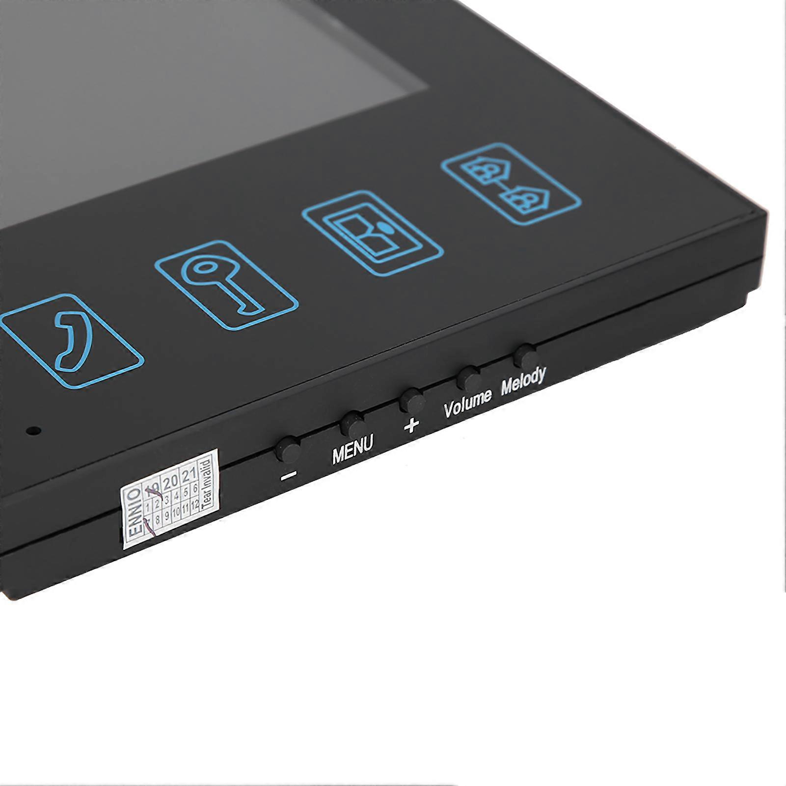 7in Video Intercom 2 Monitors Touch Doorphone Night Vision Access Doorbell System