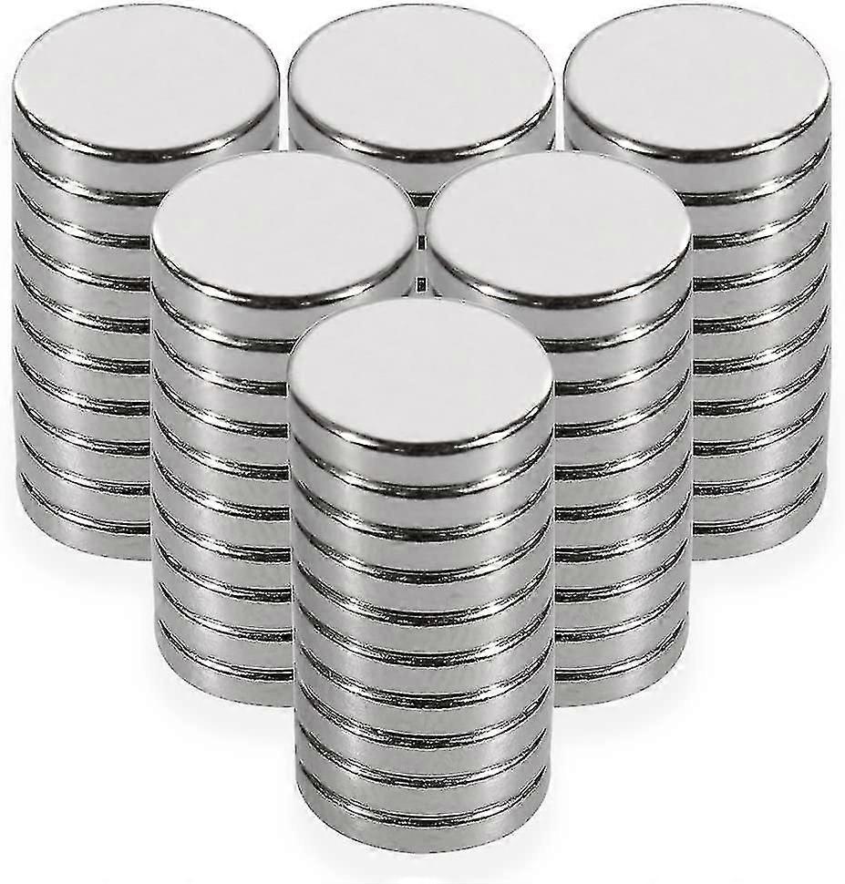 60pcs Round Neodymium Magnets Diameter 10mm, 2mm Thick Powerful Pull 200g