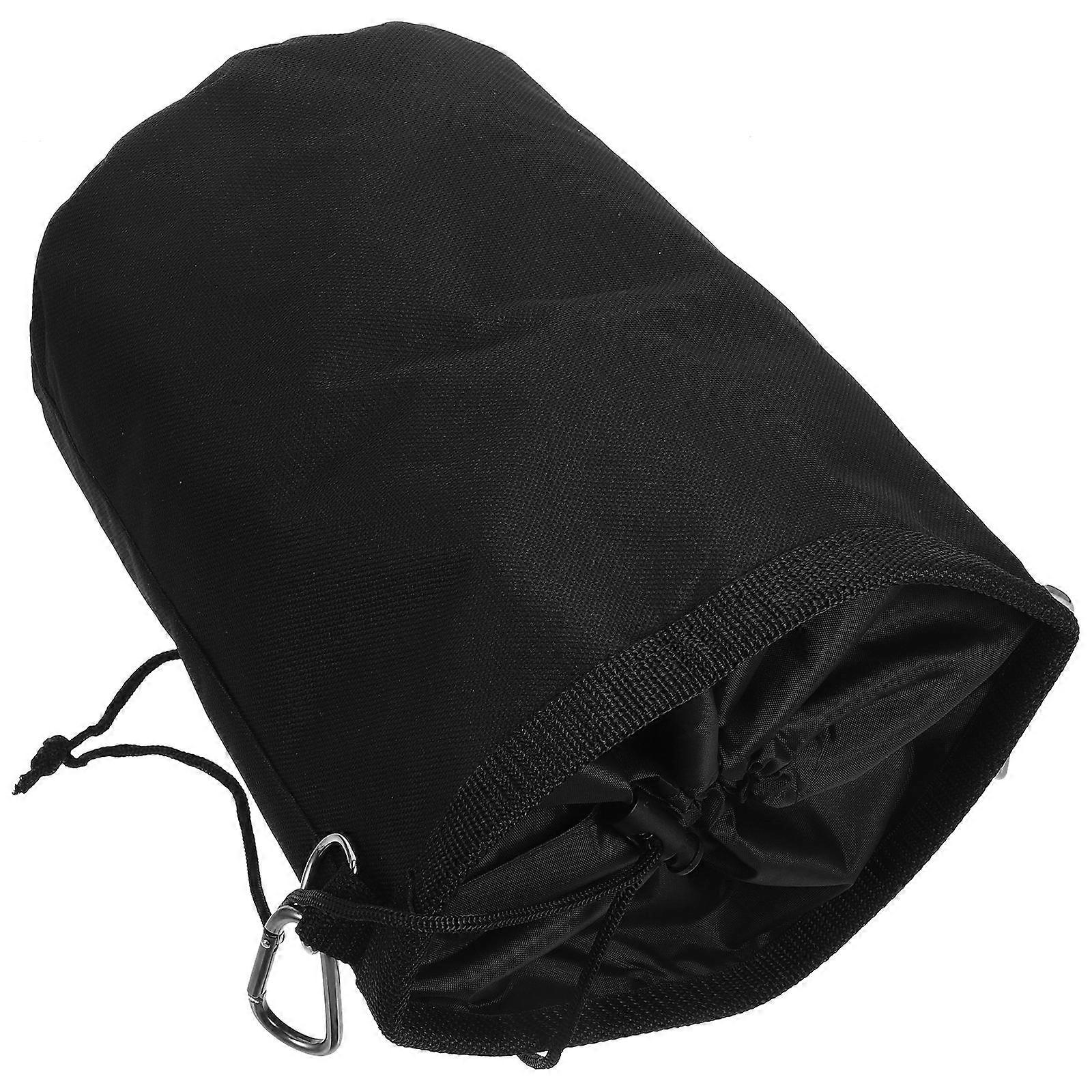 Hanging Clothes Peg Bag with Drawstring and Buckle, Space Saving Oxford Cloth Organizer for Indoor Laundry Rooms