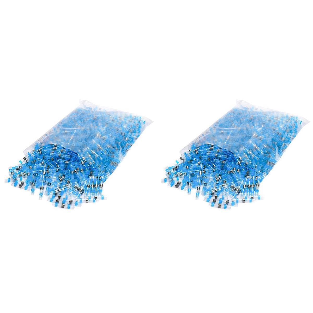 800PCS Solder Seal Wire Connector Blue 16-14 AWG - Heat Shrink