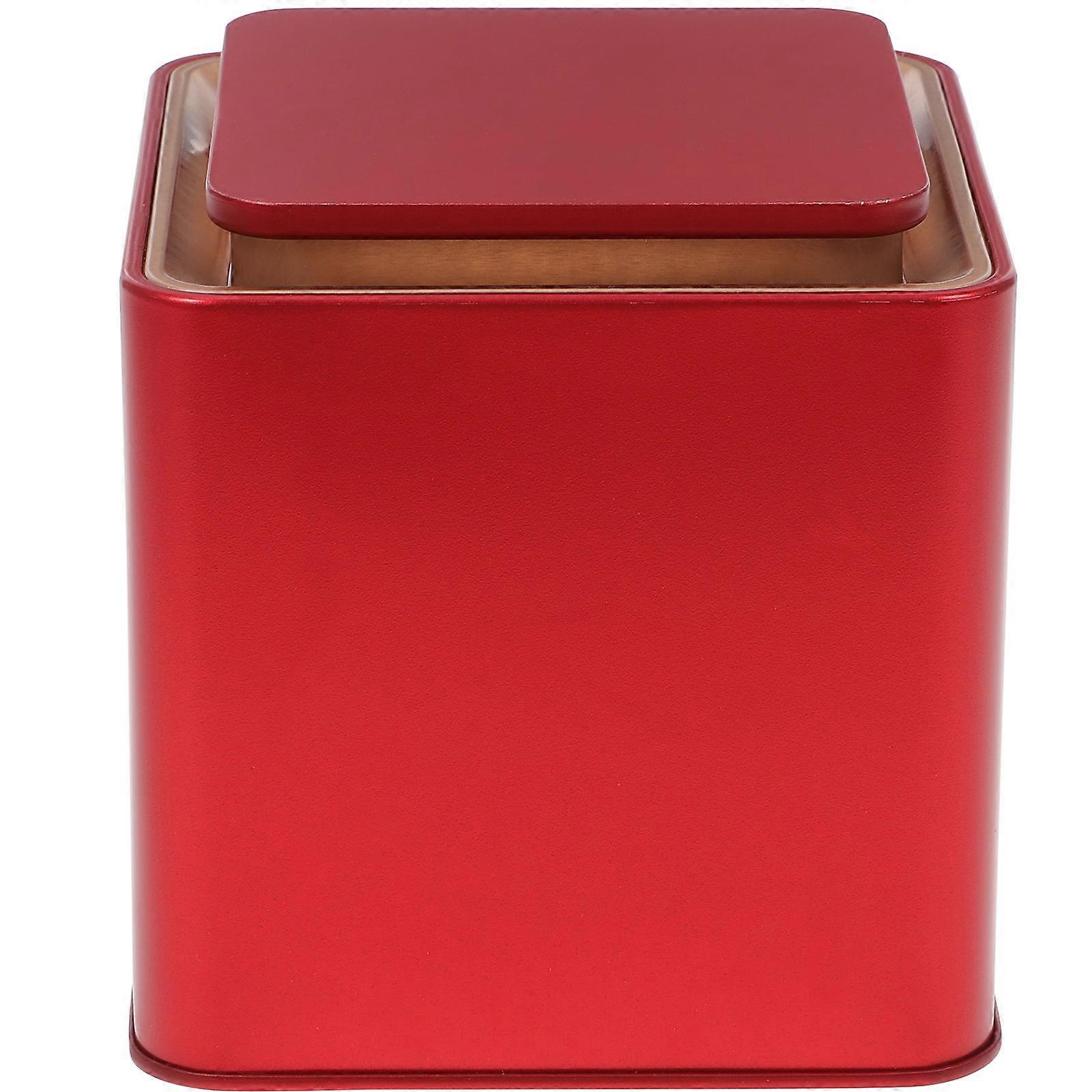 Sealed Bottle For Storage Creative Canister Long-term Preservation Red 1Set