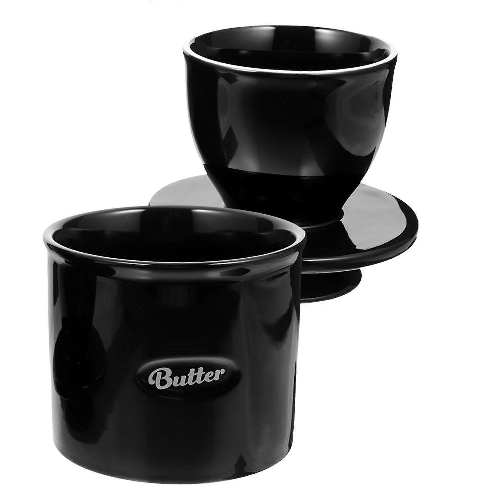 Butter Lid Container With Lid Elegant Appearance Home Users 10.00X10.00X9.80cm Food Storage 1Set