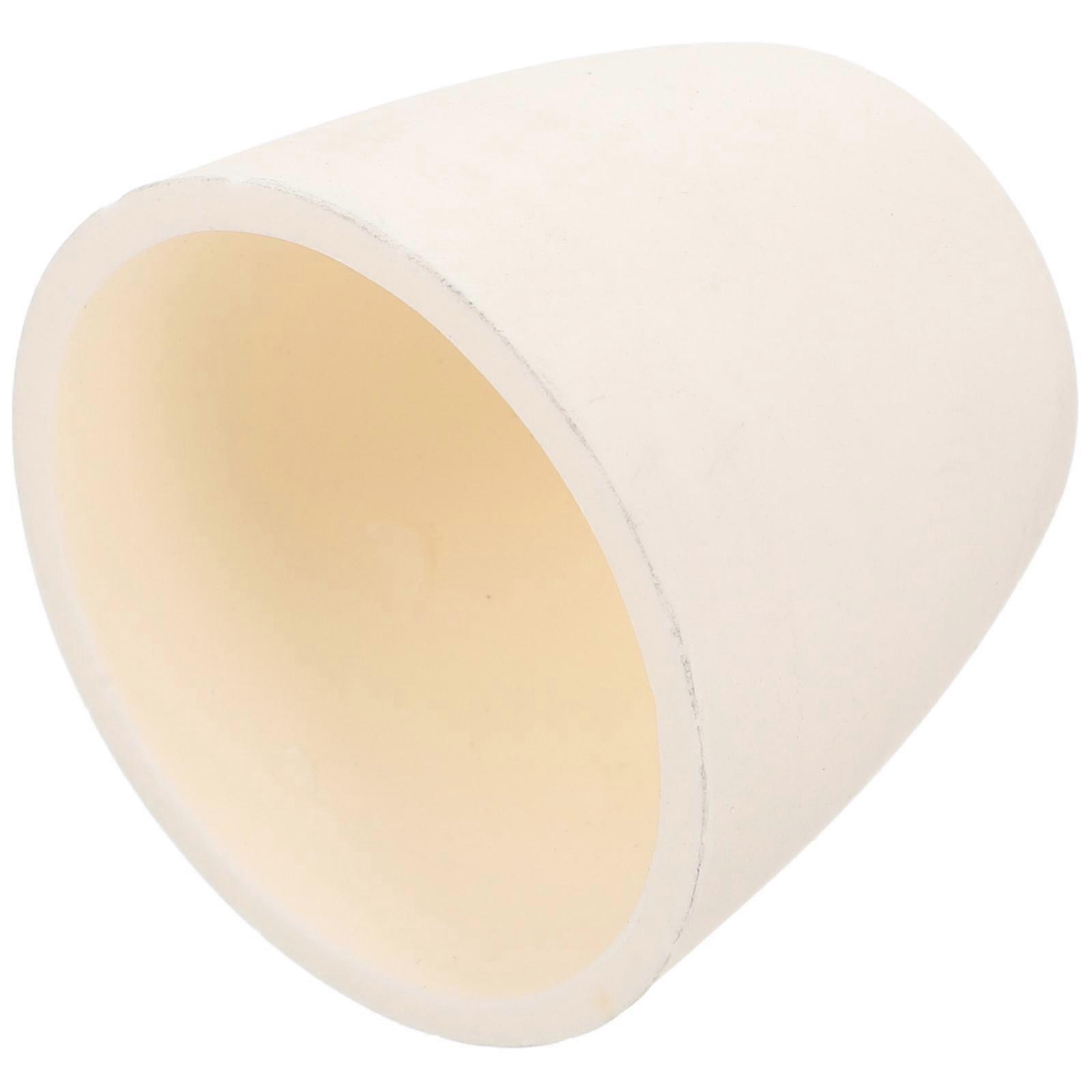 Crucible Ceramic Laboratory Analysis Casting Tool Ivory .80X4.80X4.00CM High Temperature Resistant 1Pack
