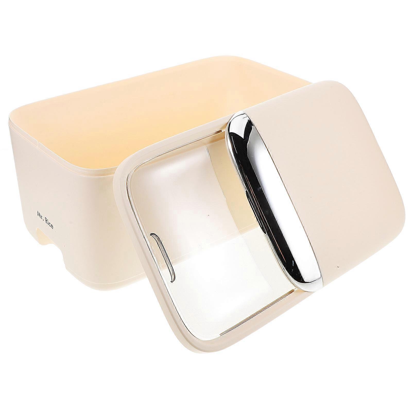Rice Storage Container Airtight Grain Preservation For Kitchen Rectangular 37.00X21.00X17.50CM Moisture Prevention 1Pack