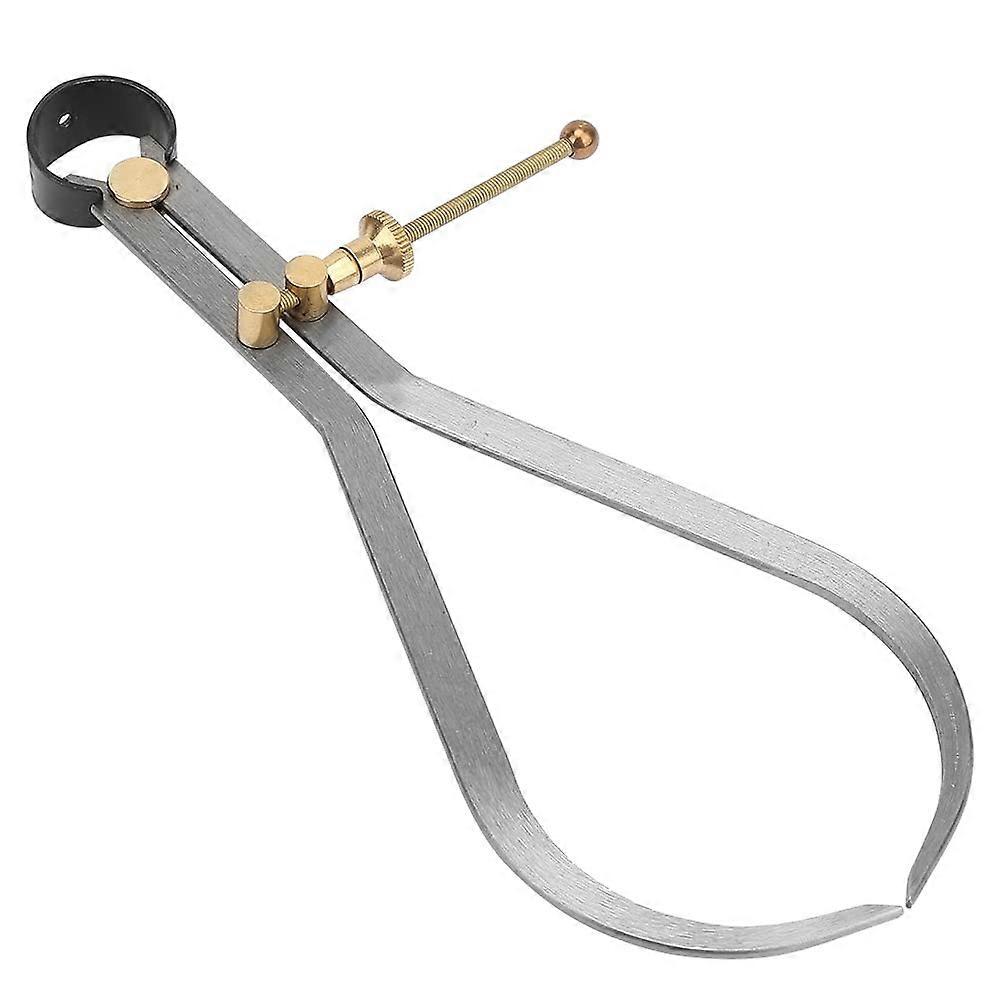 Caliper Measuring Tool 200mm, Metal Brake Caliper with Copper Adjustment Marking Gauges for Woodworking and Turning Projects