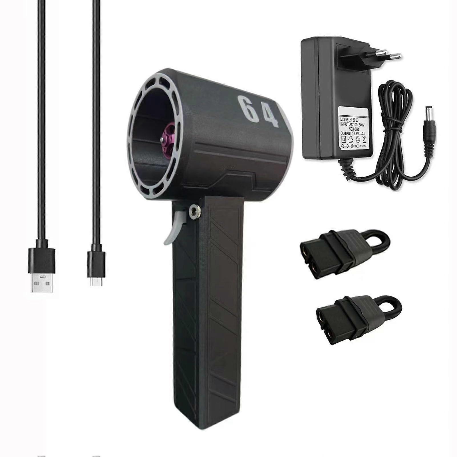 1000W High Performance Channel Jet Air Blower, Brushless Motor, 1.4 kg/s Thrust, 135 M/s, Portable Handheld Turbo Fan