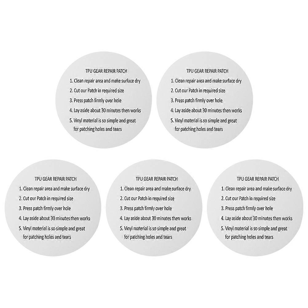 Waterproof Repair Patch Tpu Inflatable Swim Ring Repairing Patch 5Pcs