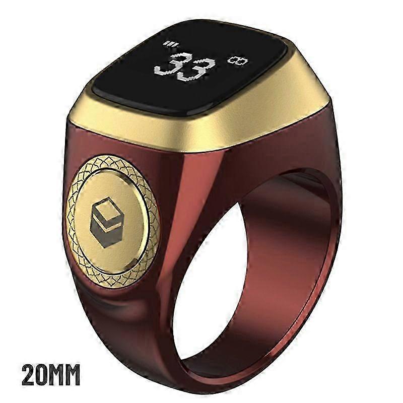 2025 IQibla Smart Zikr Ring Praise Tasbih Tally イスラム教徒のための電子デジタル カウンター 祈りの時間 振動リマインダー 防水
