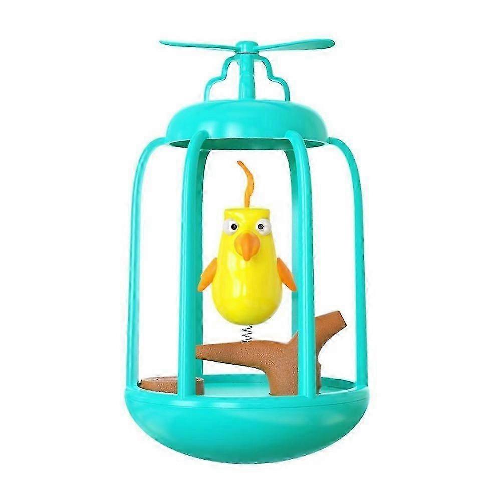 Chirping Bird in Cage Cat Toy Interactive, Bird Cage Cat Toy