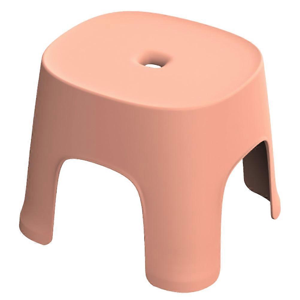 Lightweight Multi Use Small Plastic Stool with Non Slip Feet for Bathroom, Shoe Wearing and Footrest Use at Home