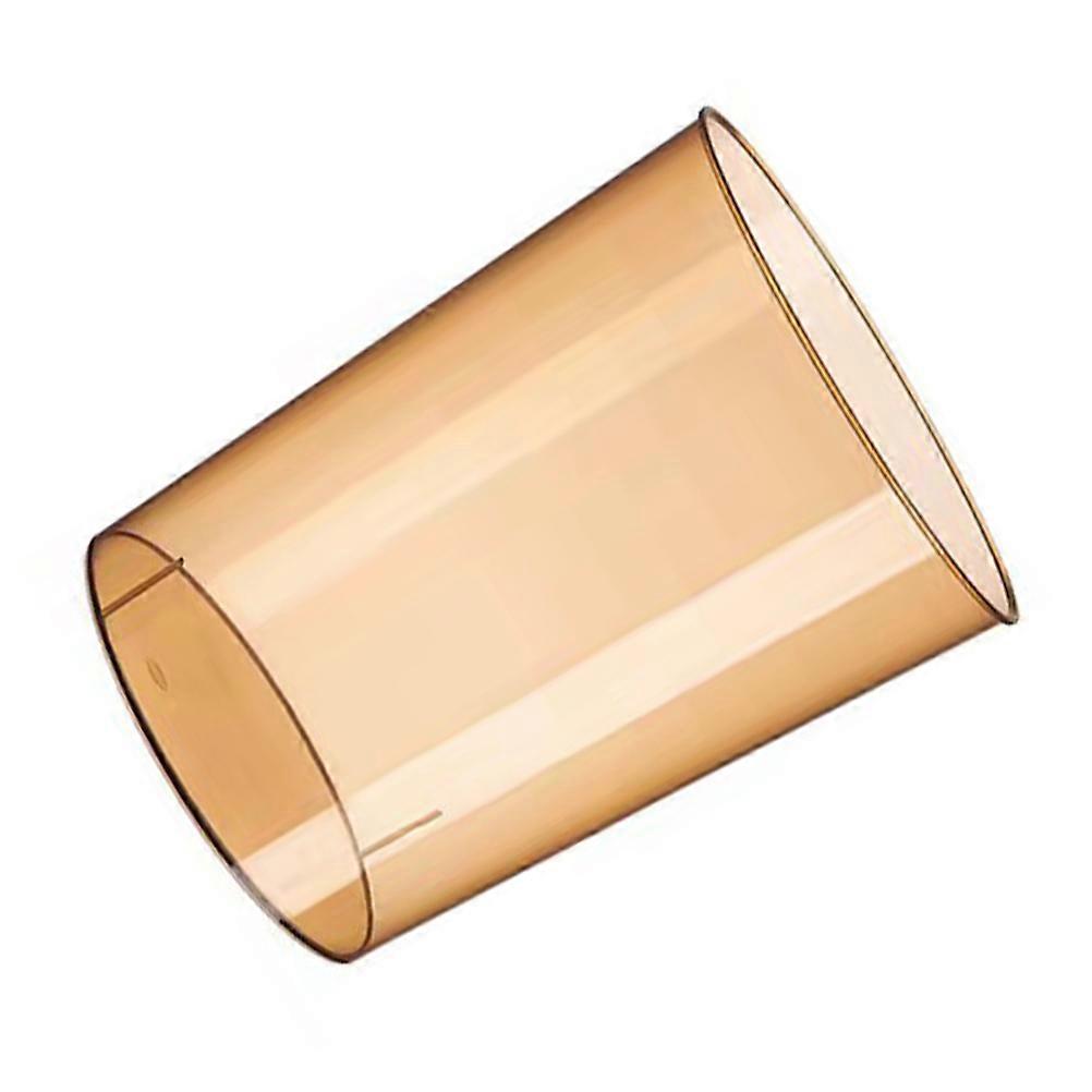 Small Plastic Trash Can Khaki Plastic Trash Can Pet Material for Home