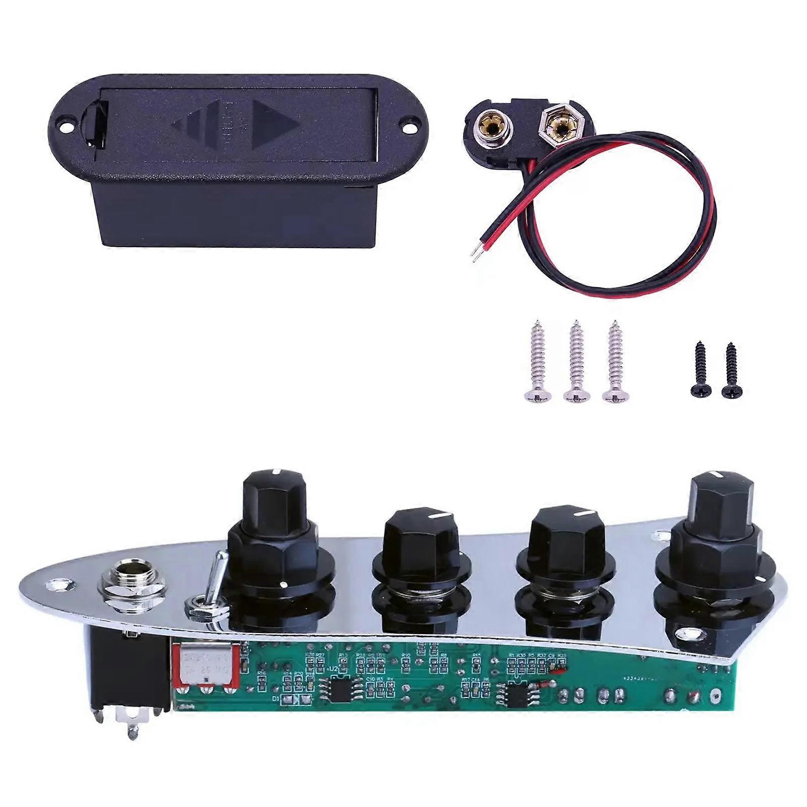 Guitar Control Plate for Guitar Replacements Parts Control Plate Set, 5 Ways Switch Loaded Metal Prewired Control Plate Multicolor
