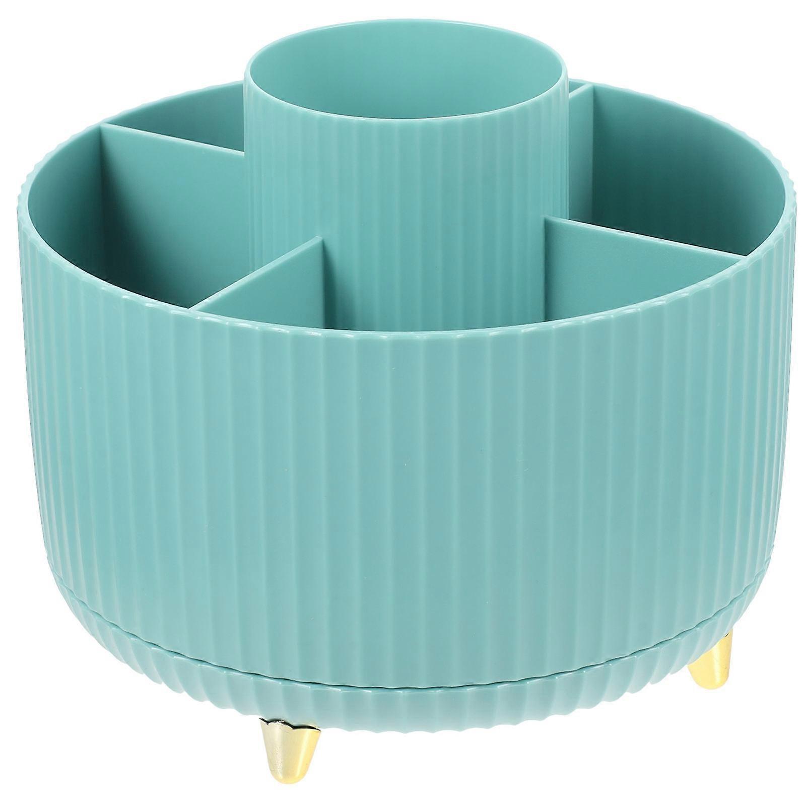 Rotating Pen Organizer Makeup Brush Container High-End Design Home Use 15X12.5CM 1Set