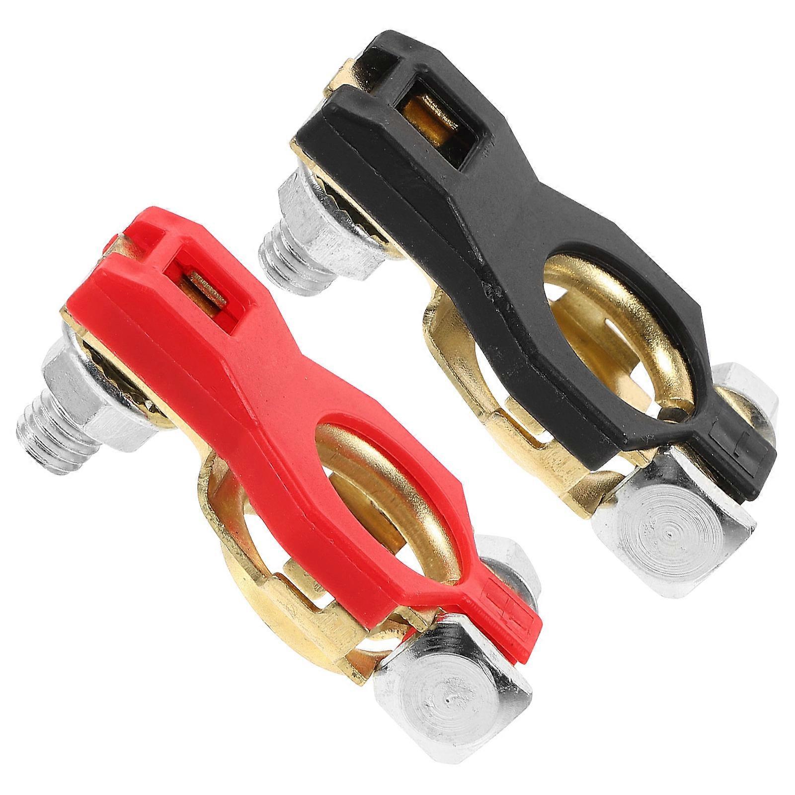 Battery Charger Clip Battery Terminal Connector Alloy Material Mechanics 1 Pair