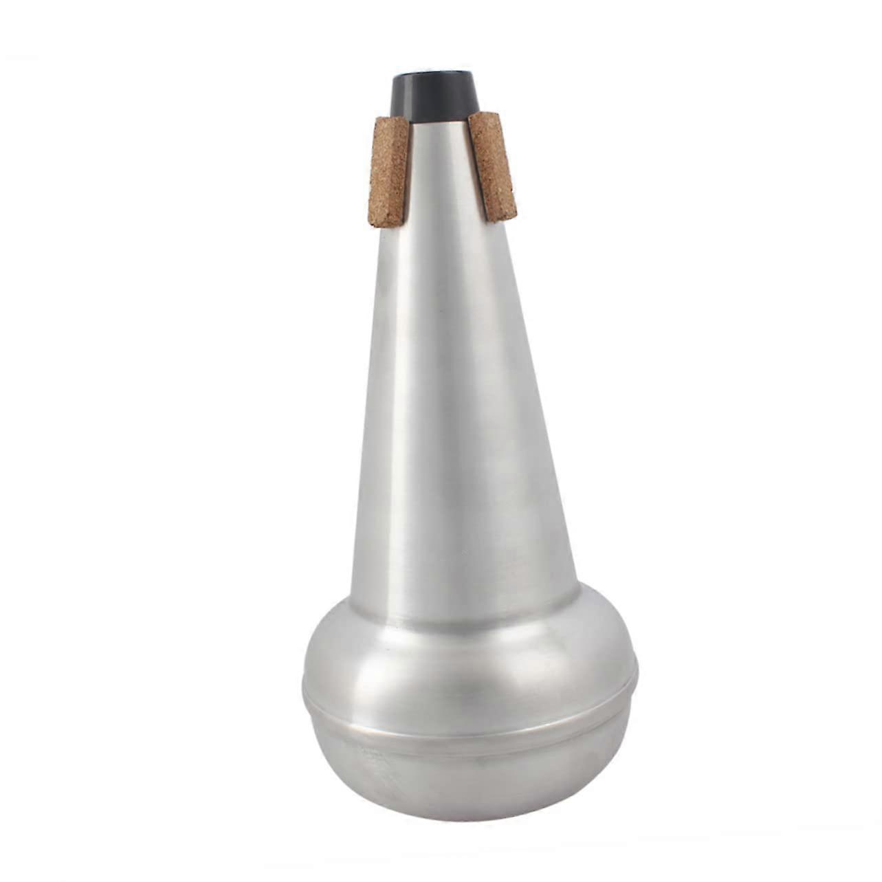 Tenor Slide Trombone Mute Aluminium Alloy Dämpfer Silver Durable Volume Reduction Accessory for Trombone Players