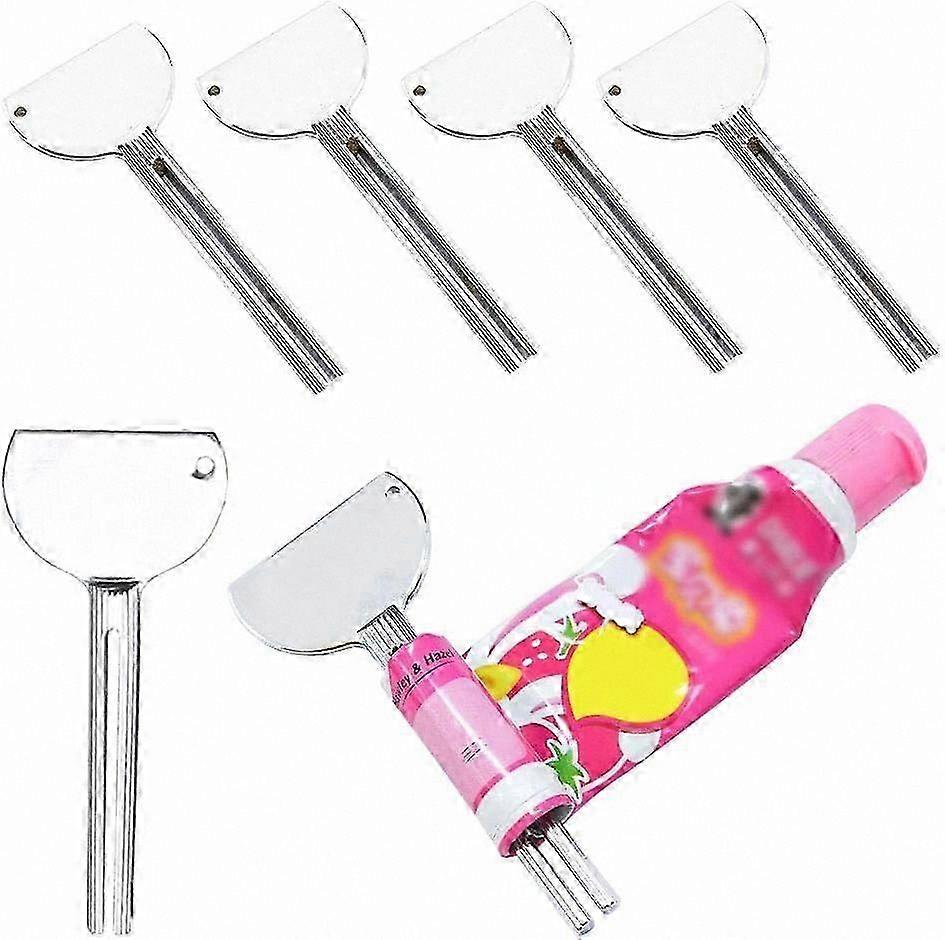 5-Pack Stainless Steel Toothpaste Squeezer Keys for Easy Dispensing