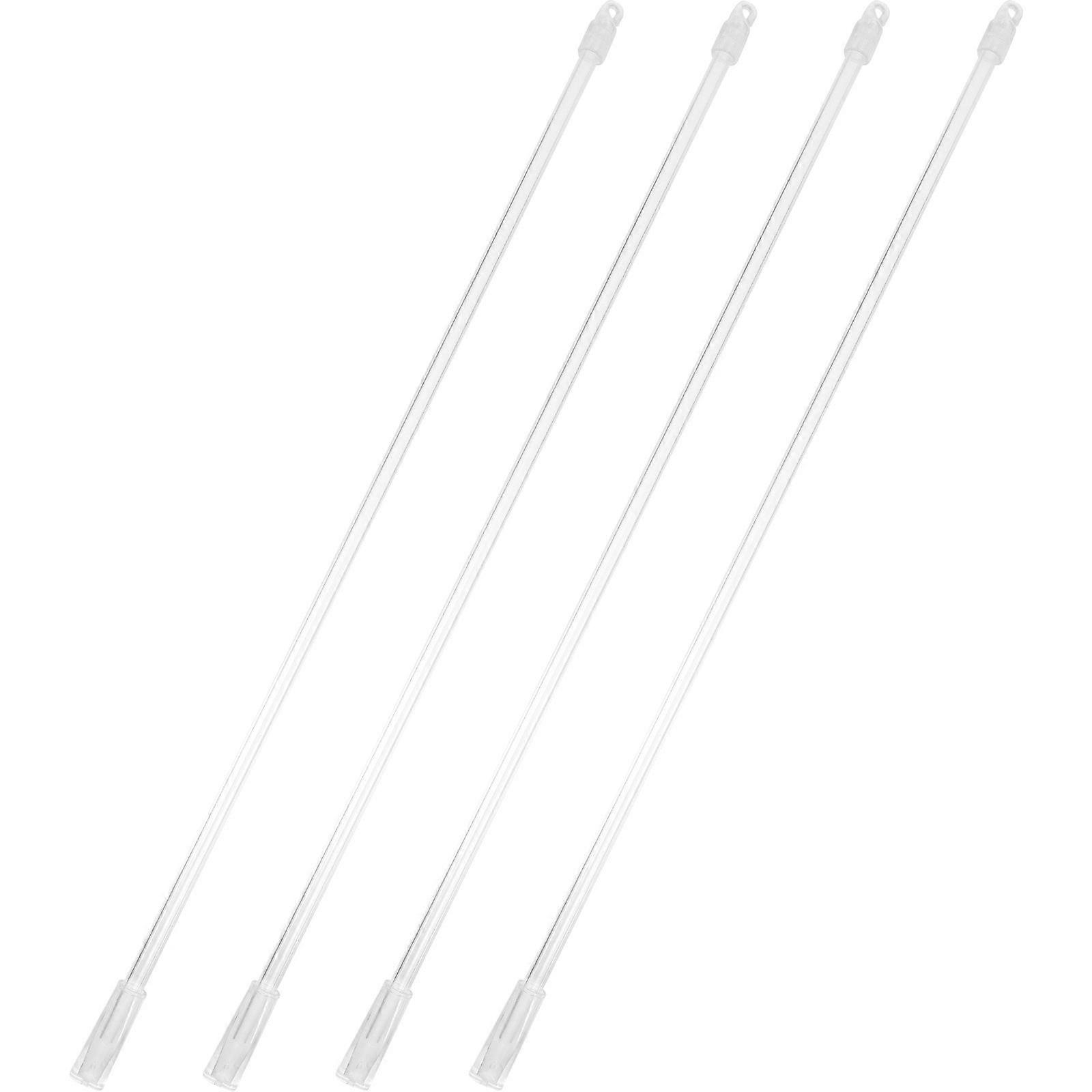 4 ensembles Baguette de draperie Rideau Pull Tringle Baguette aveugle Persévérant Persévérant vertical avec poignée à crochet