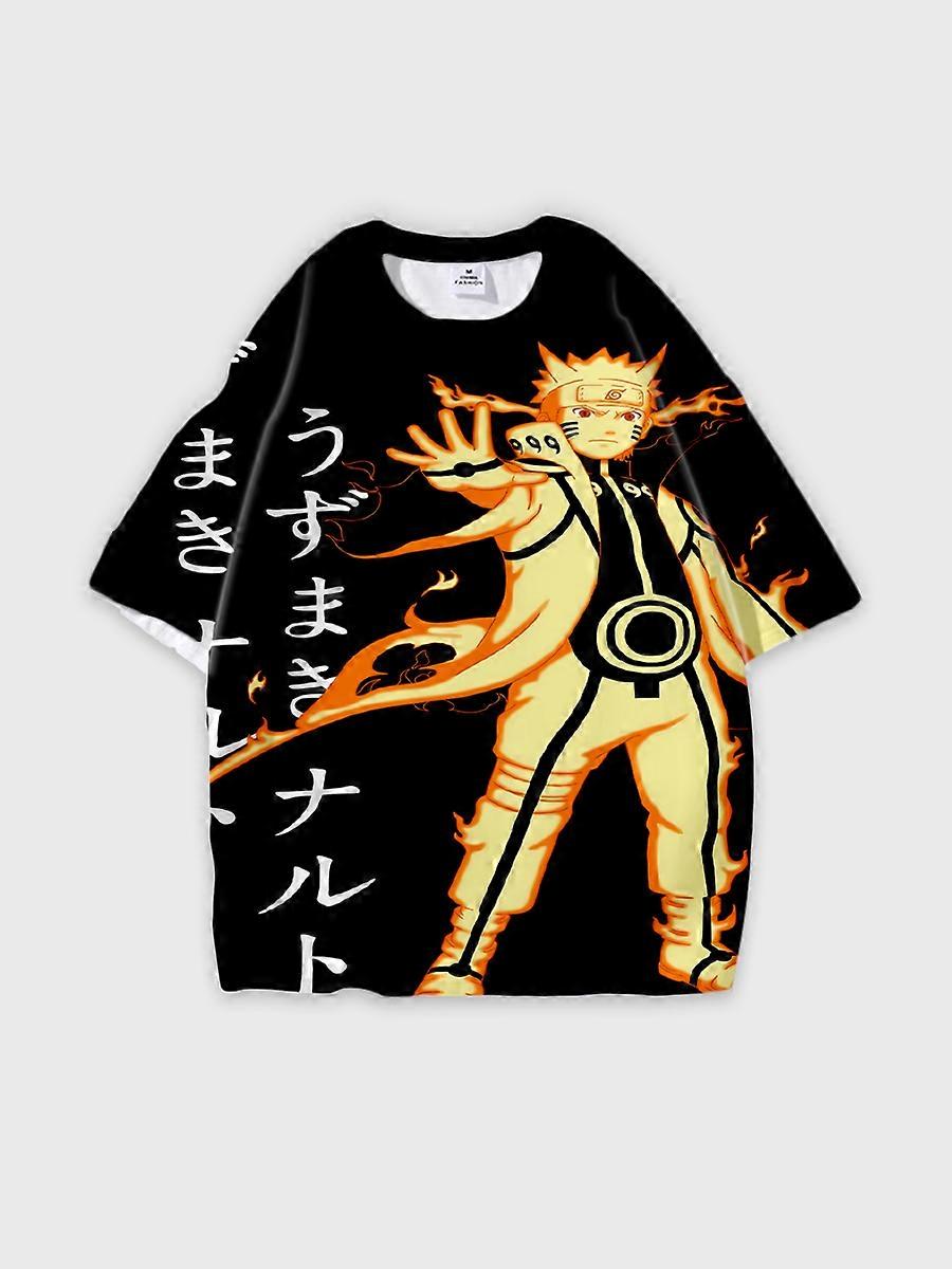 T-shirt round neck Role Pattern loose short sleeve C2138