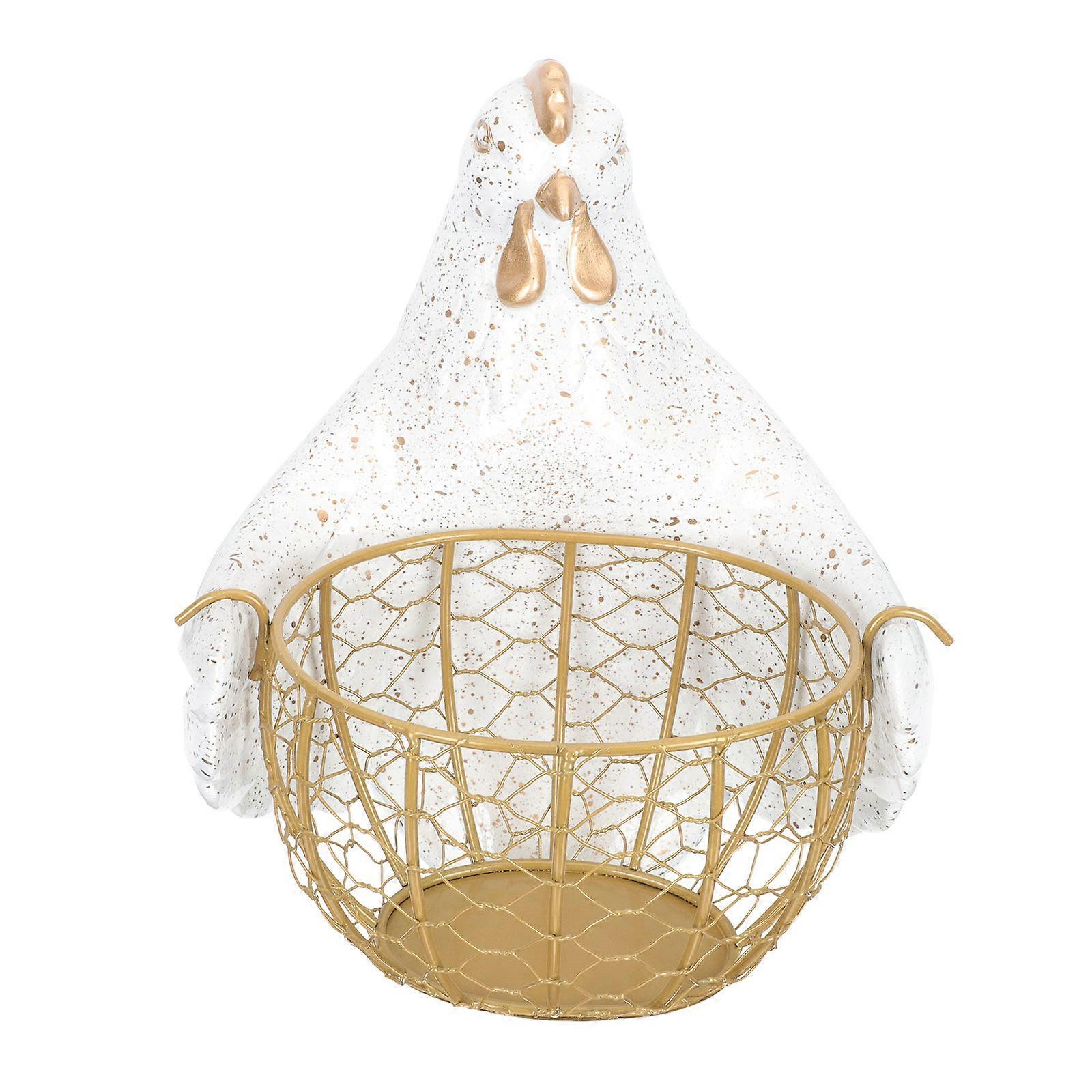 Fresh Egg Storage Wire Basket For Kitchen And Home Use Ideal For Families Featuring Simple Appearance Dimensions 24X11.5CM 1 Set