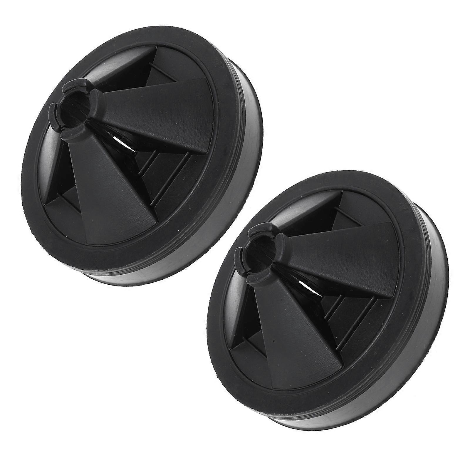 Professional Design Splash Guard 2Pcs Garbage Disposal Accessories Black Heat Resistant
