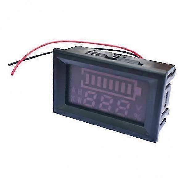 2x DC6- 100V Dual Display Battery Indicator Capacity LED Tester Meter