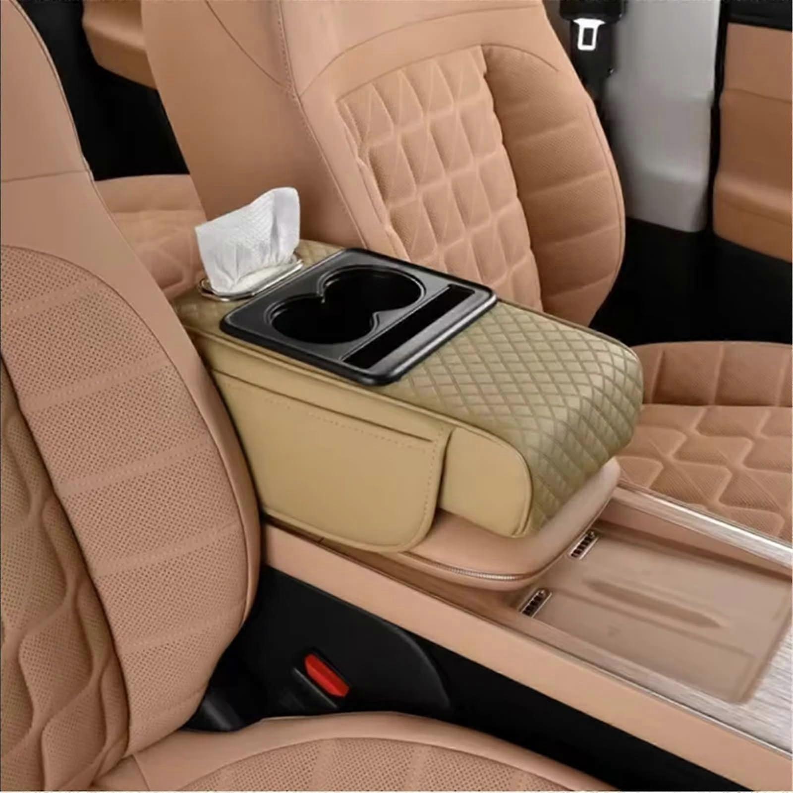 Middle Console Storage Box Multifunctional Car Armrest Cushion (A1)