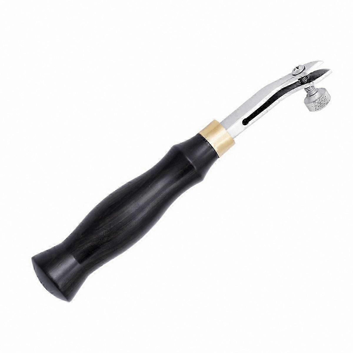 Adjustable 1.2mm Spacing Leather Edging Tool for DIY Crafting and Decorative Line Creation
