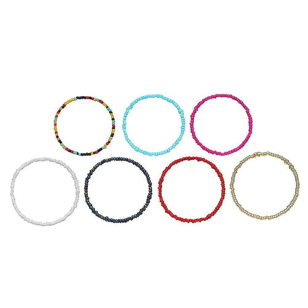 Women's Beaded Elastic Bracelets, Stylish and Versatile, Suitable for Various Occasions