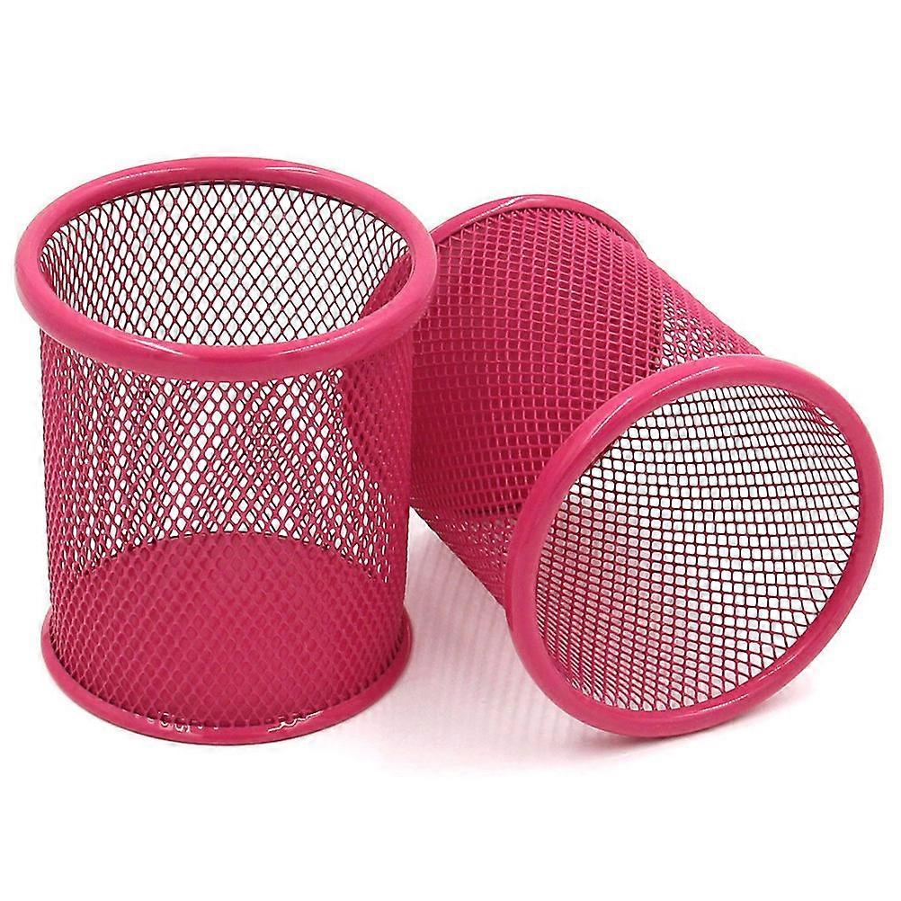 Tall Mesh Container for Pens and Scissors, Perfect for Workspace Accessories