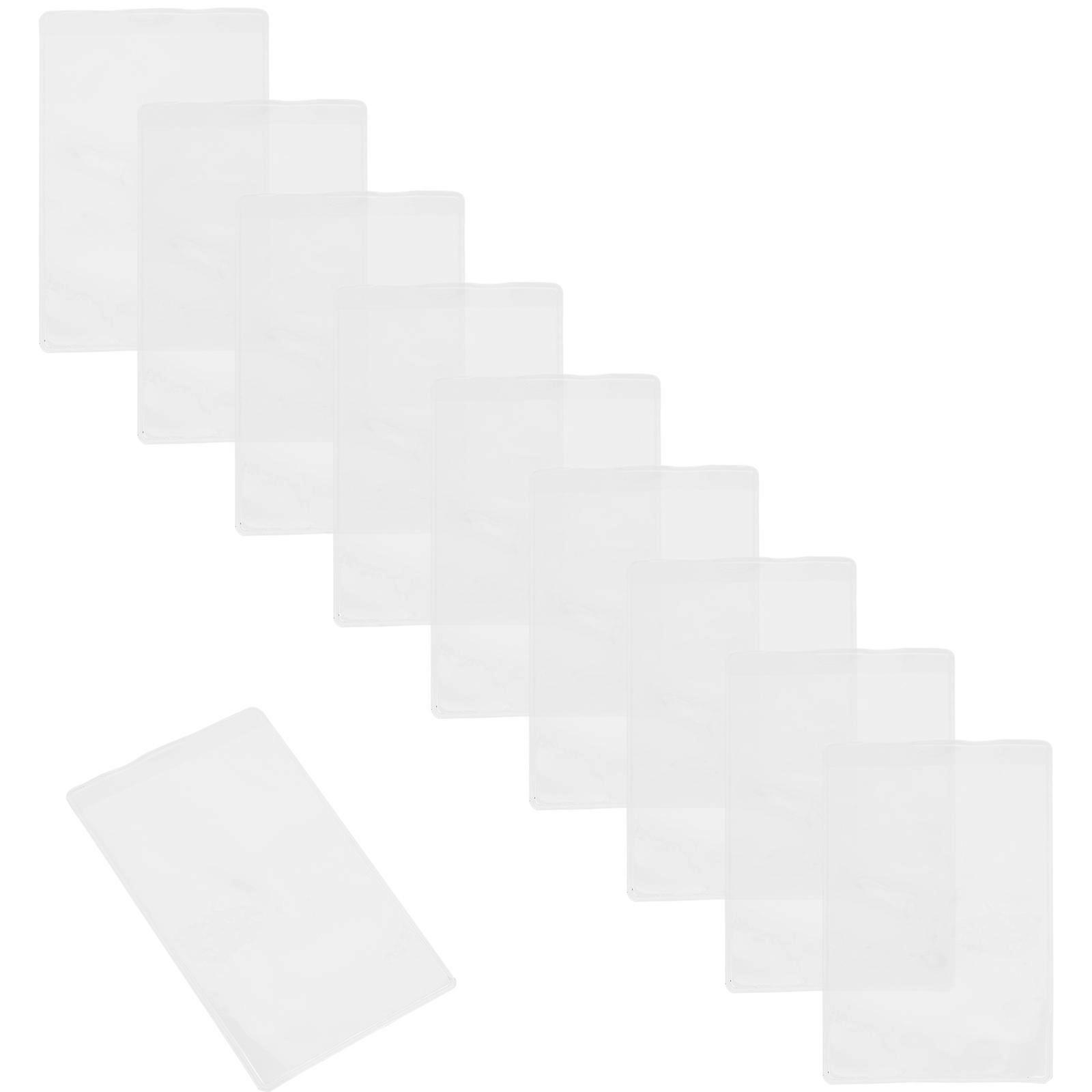 Game Card Protectors Rectangular Pvc Material Card Storage Covers Gamers Everyday Use 50Pcs