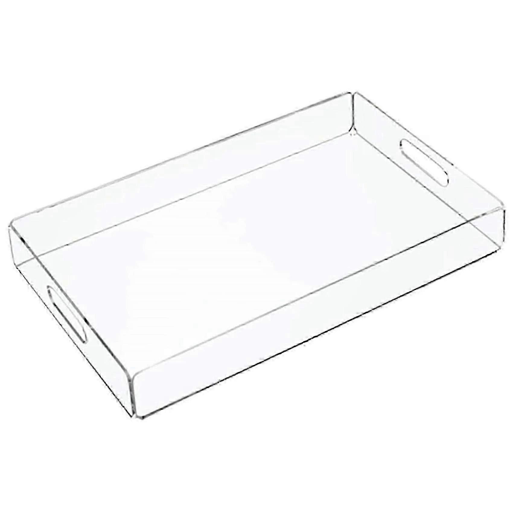 Multifunksjonelt klart akrylbrett til bad - stilig håndkleholderplate og arrangør for hjemmeinnredning