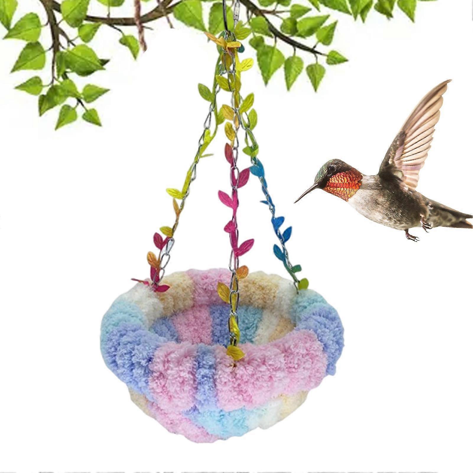 Parrot Bed Budgie Bed Nest for Winter Warm Nest Hammock Plush Cage for Macaw, Parakeet and Cockatiel