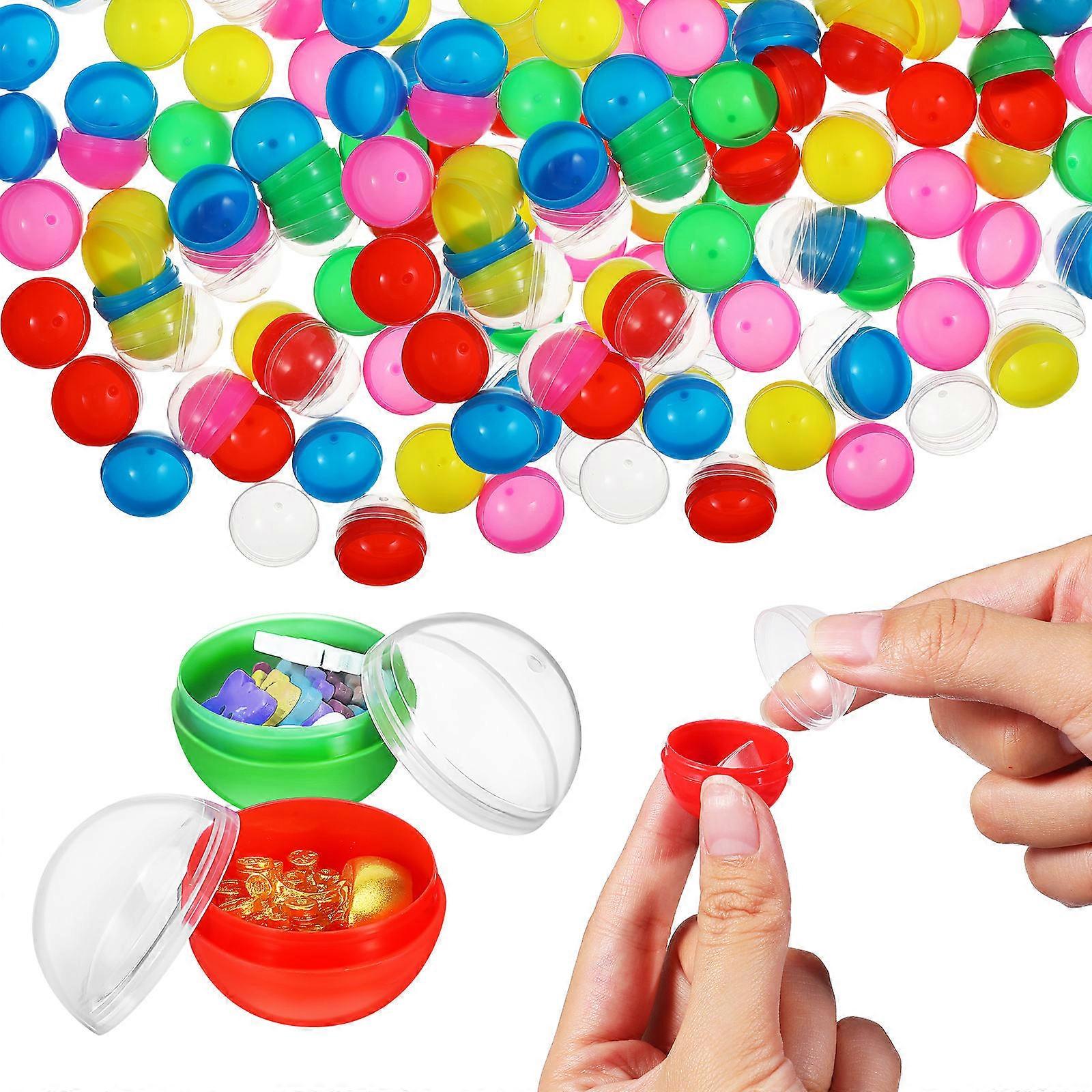 Round Fillable Plastic Boxes for Home Use Assorted Color Storage Containers with Excellent Texture