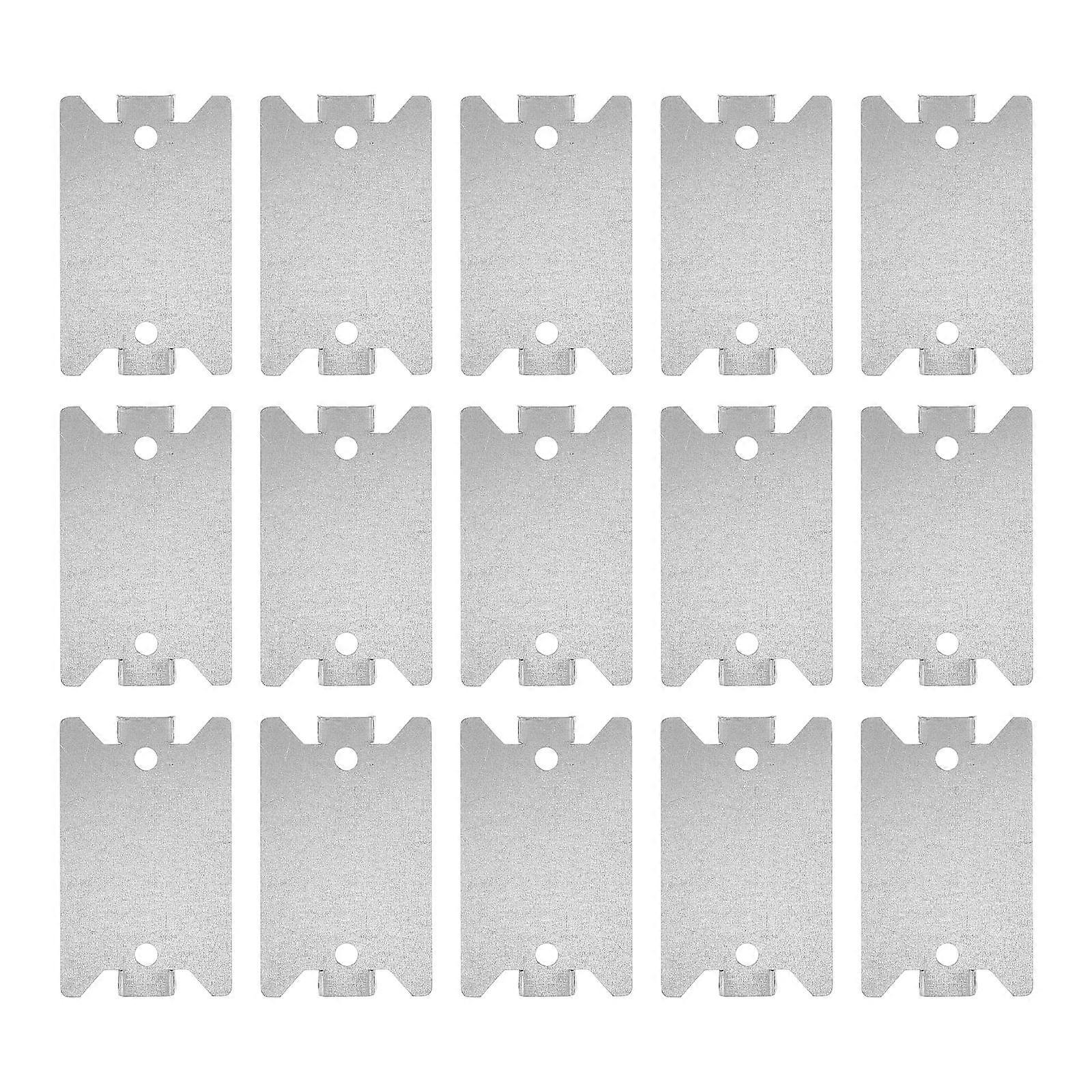 Heavy Duty Metal Nail Plate for Secure Installation with Cable Protection Silver for Telescope 50pcs