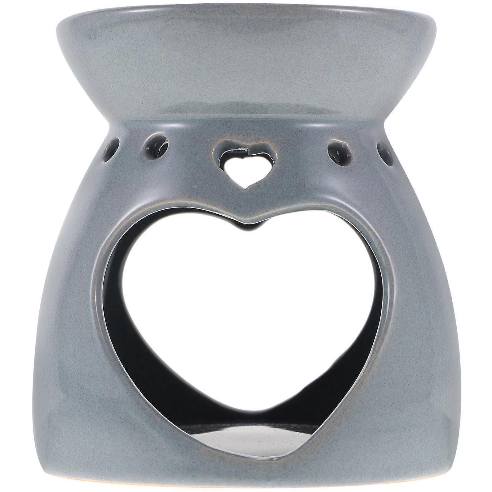 Mini Desk Diffuser Aromatherapy Burner Heart-Shaped Fragrance Device 3.9X3.9X4.3in 1Pack