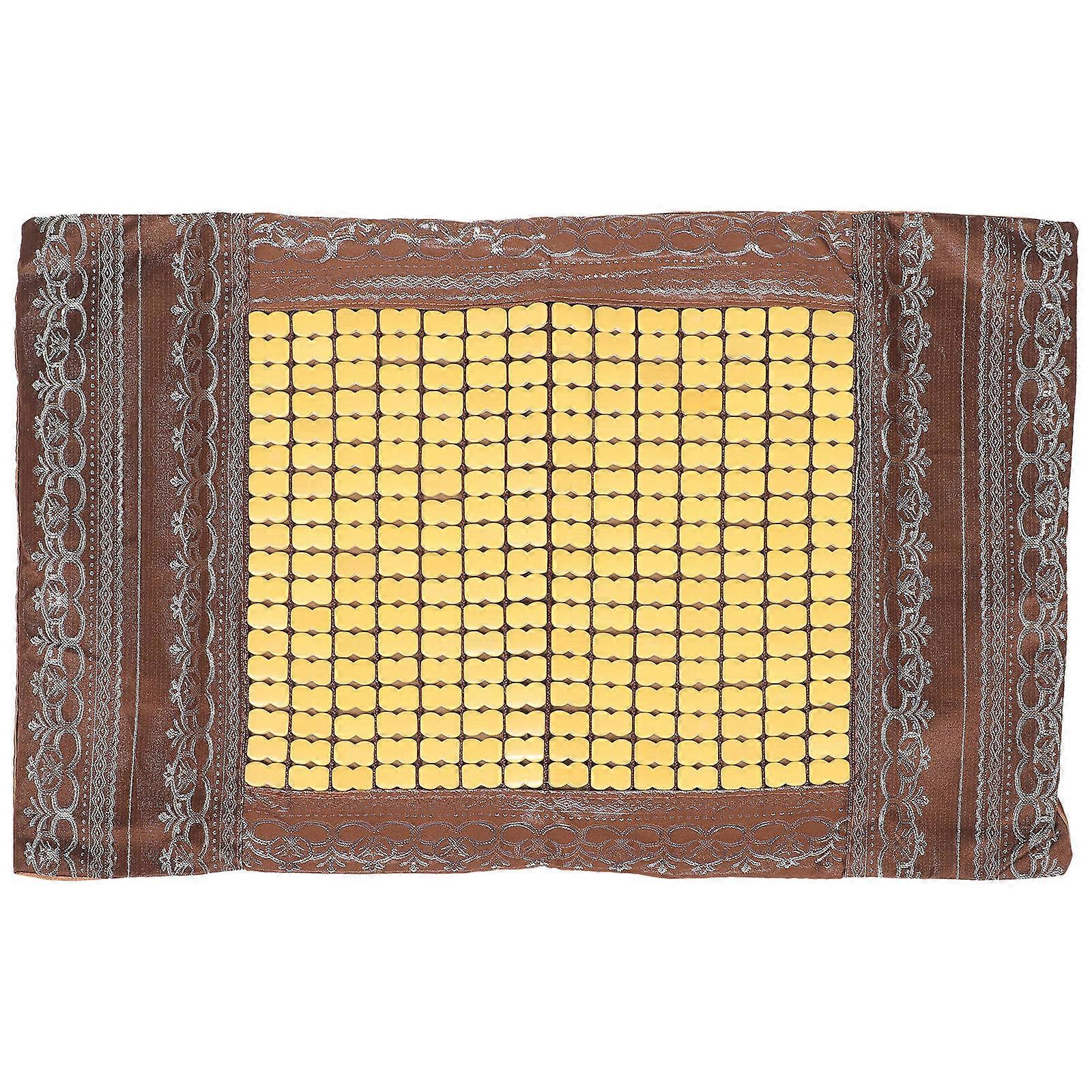 Decorative Pillow Cover For Office Sofa And Library In Cool Bamboo Material With Ventilated Function 1Pcs