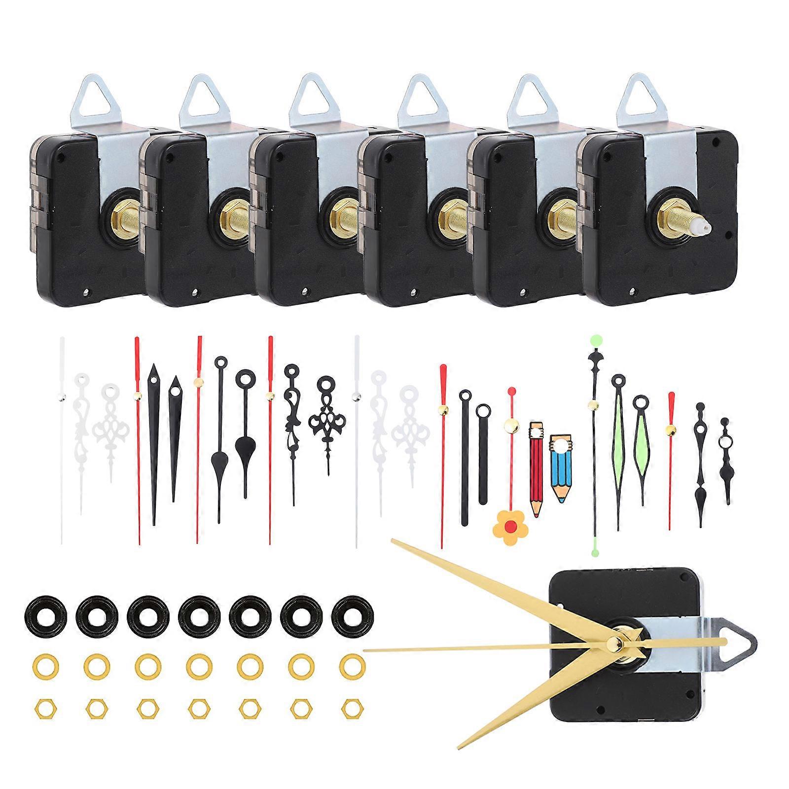 Durable Quartz Clock Movement Mechanism For Wall Clocks High Torque Design 7 Sets