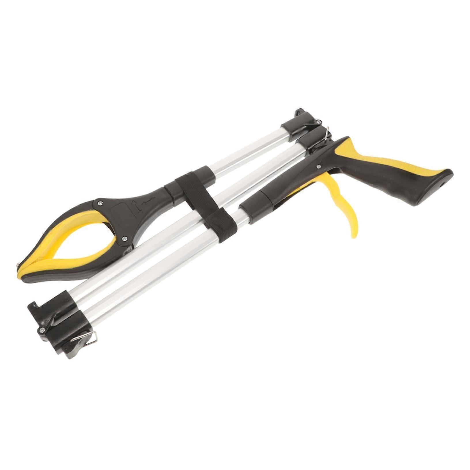 Foldable Rubbish Grabber with Long Handle, Portable Waste Pickup Tool for Garden and Household Cleanup, Lightweight Design