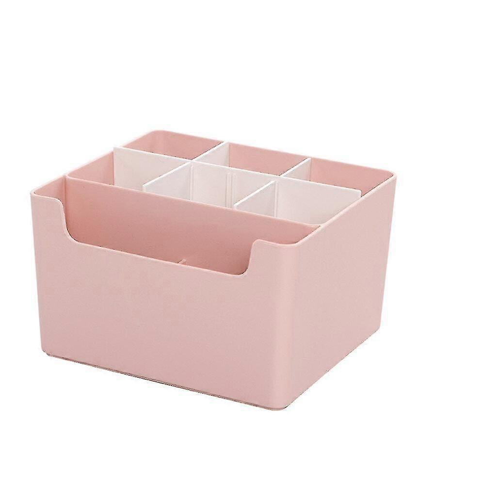 Pink Makeup Storage Box - Cosmetic Organizer (1pc)