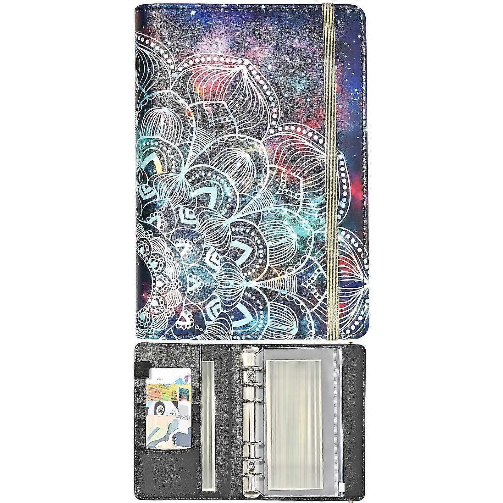 Budget Planner,A6 Binder Financial Plan Bookkeeping Notebook With Sticker And Labels,Budget Binder Money Organizer