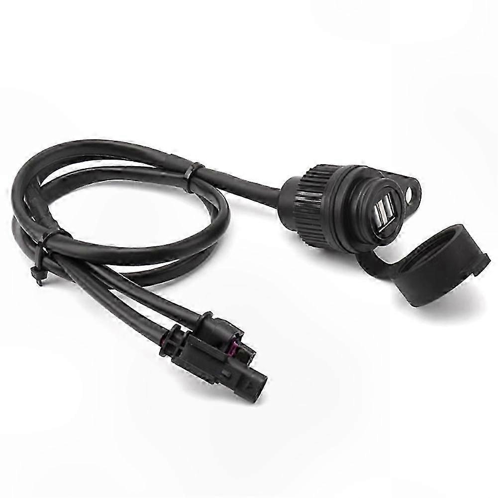 Dual USB Socket for Motorcycle Adventure Touring Accessories with LED Indicator